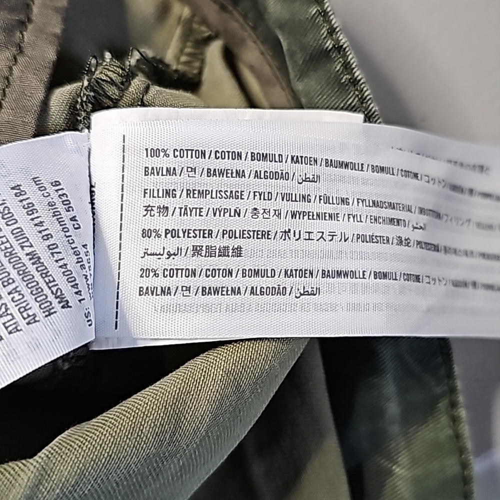ABERCROMBIE & Fitch xs army camo zip up jacket - Picture 7 of 7